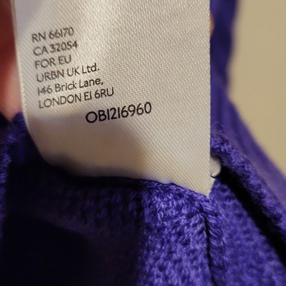 ❤️ ANTHROPOLOGIE MAEVE KIARA TEXTURED MERINO WOOL BLEND SWEATER, PURPLE, SMALL - Picture 10 of 13